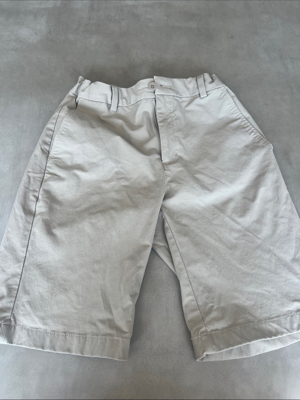 Vineyard Vines Kids Neutral Khaki Flat-Front Shorts